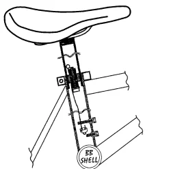 ROSE Bikes Seat Post Lock| Accessories|Component Locks
