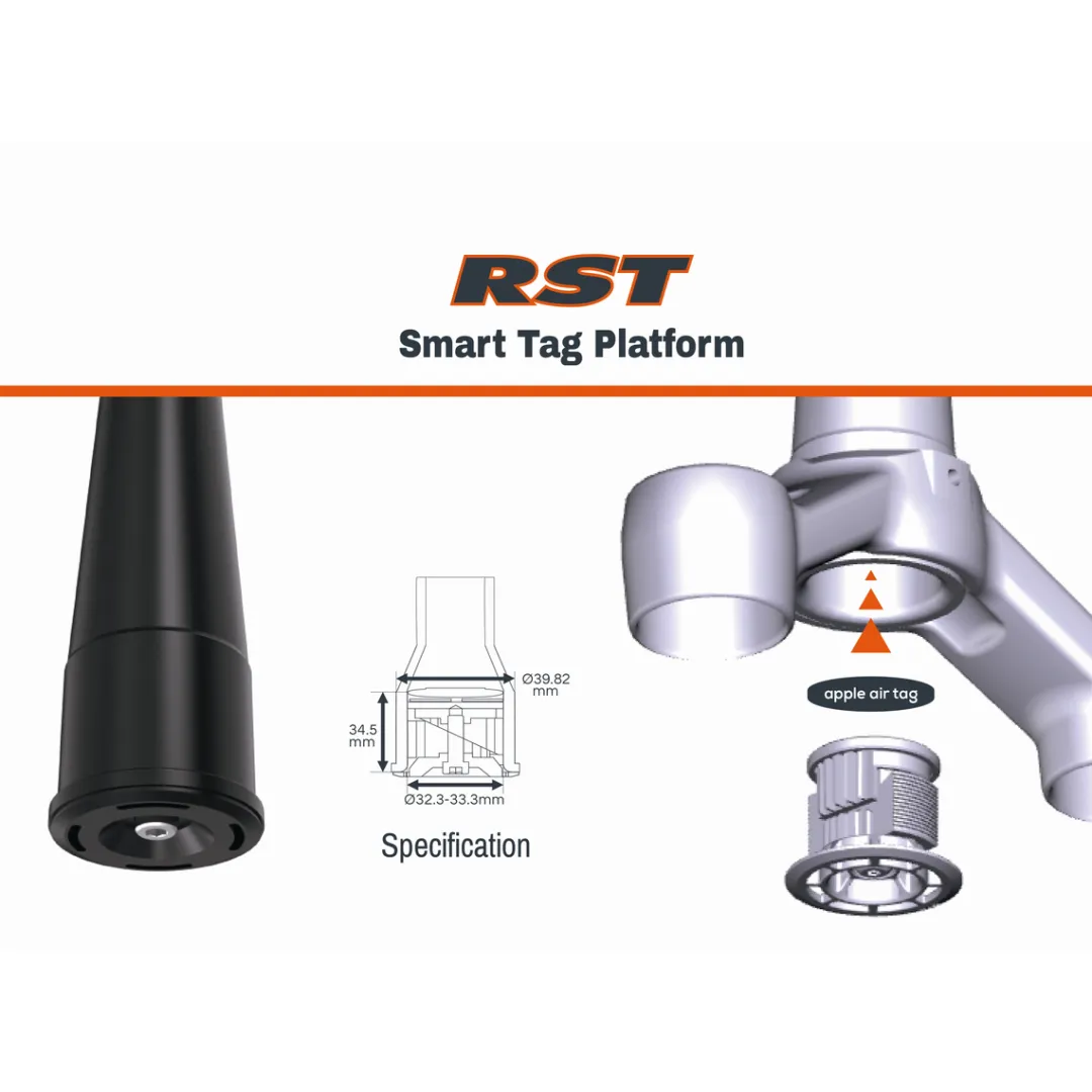 ROSE Bikes Smart Tag Fork Holder for Apple Air Tag| Accessories