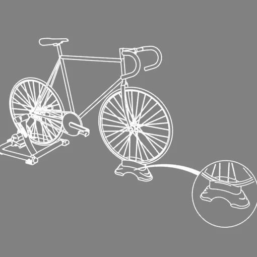 ROSE Bikes Su-Sta Indoor Trainer Front Wheel Support| Accessories