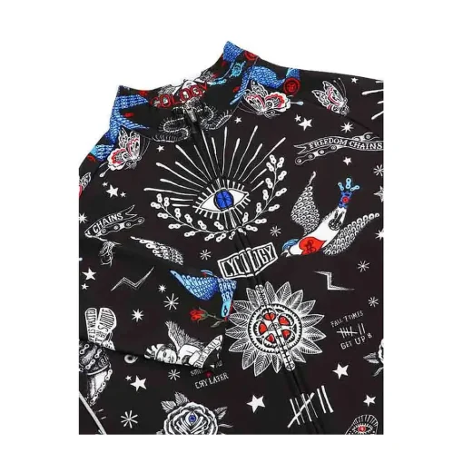 ROSE Bikes TATTOO MEN’S LONG SLEEVE JERSEY Cycling Jersey| Long Sleeve Jerseys