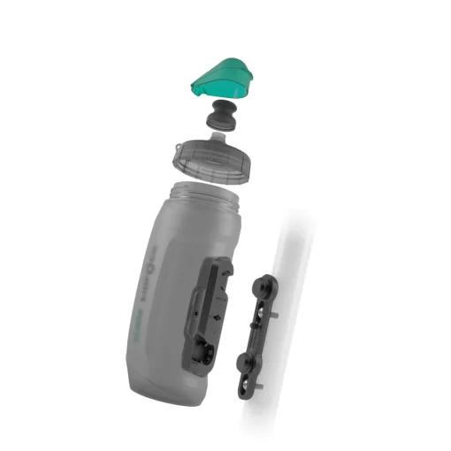 ROSE Bikes TWIST bottle 590 ml antibacterial Drinking Bottle incl. bike base Bottle Cage| Bottle Cages|Drink Bottles