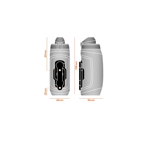 ROSE Bikes TWIST Drinking Bottle 590 ml Incl. Bottle Connector| Drink Bottles