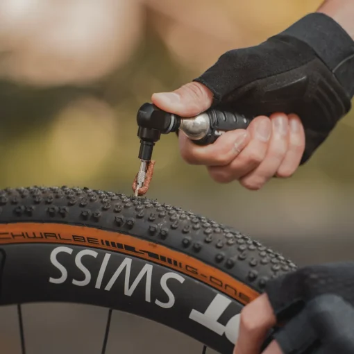 ROSE Bikes Two Timer XT Mini Pump with CO2 Inflator and Tubeless Tool| Mini Pumps
