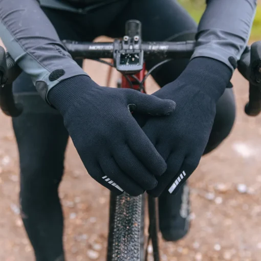 ROSE Bikes WATERPROOF KNITTED THERMAL GLOVES| Full Finger Gloves|Winter Gloves