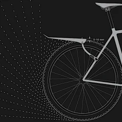 ROSE Bikes Win Wing WRS-2 Road Rear Wheel Plug-in Mudguard| Road