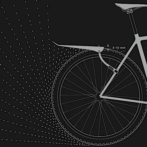 ROSE Bikes Win Wing WRS-2 Road Rear Wheel Plug-in Mudguard| Road